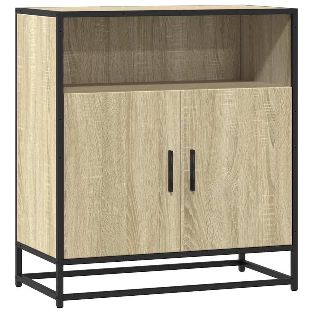 Vidaxl Komoda, Dąb Sonoma, 68X35X76 Cm, Materiał Drewnopochodny