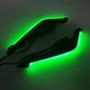 Motorcycle Front Winglets 2X Motorbike Spoiler Wing With LED Dynamic Wing Sticker For Electric Bikes Motorcycle Modification