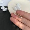 Trendy Rhinestone Circle Hoop Earrings with S925 Silver Needle – Sparkling, Versatile, and Elegant Style