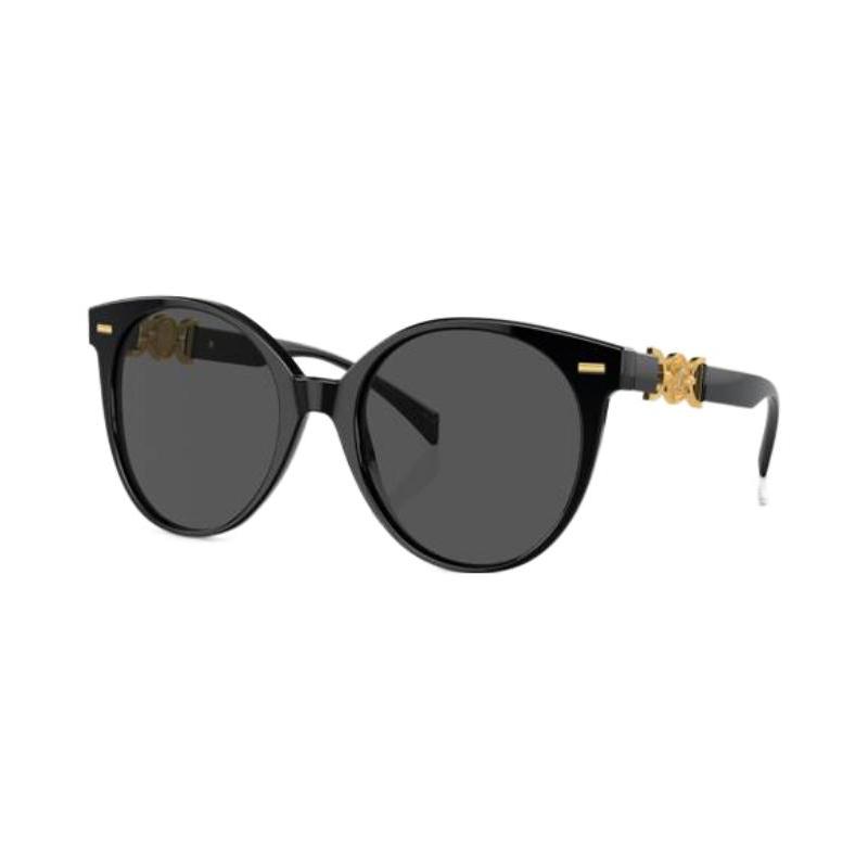 Versace Classic Medusa acetate frame acetate frame cat eye sunglasses women black 4435130 VE4442GB187-Black 55