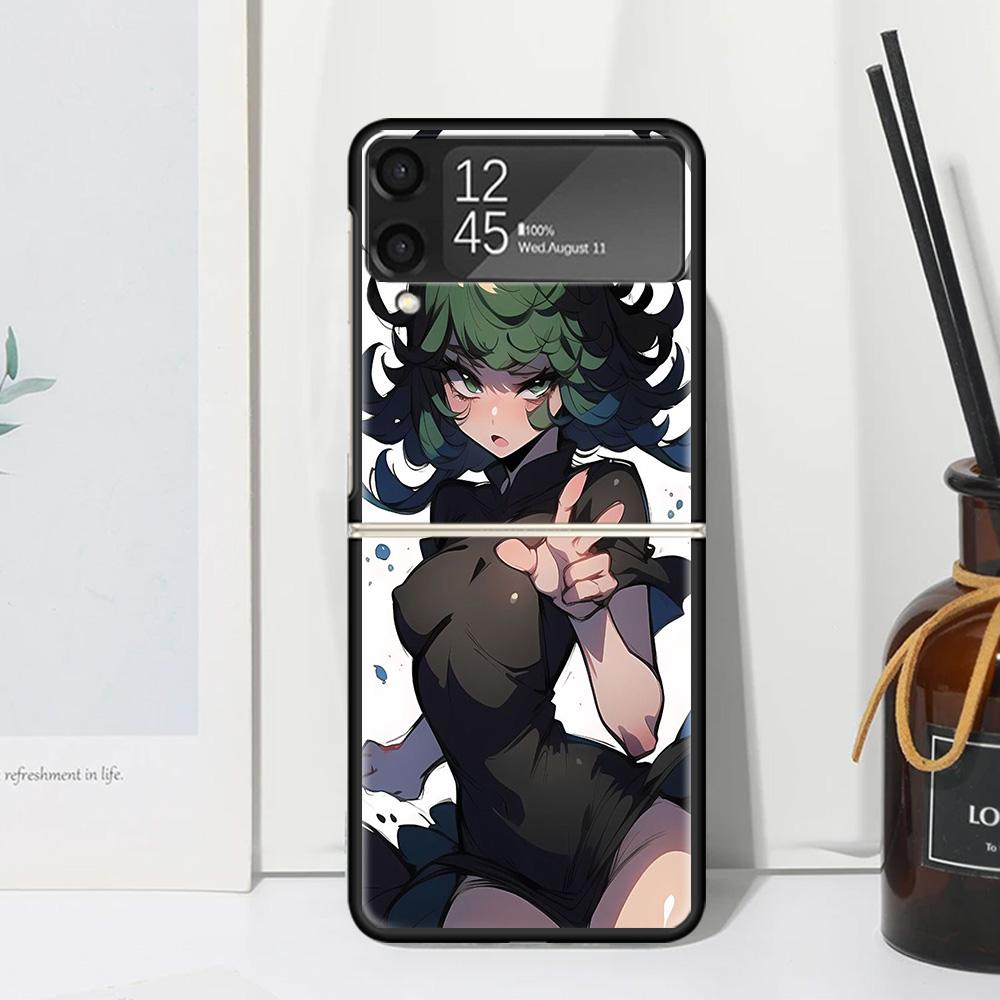 

Чехол-крышка One P-Punch-Man Tatsumaki для Samsung Galaxy Z Flip 7 6 5 4 3 5G Flip3 Flip4 Flip5 ZFlip6 ZFlip7 Черный Fundas G Samsung Z Flip 5