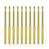 10Piece High Torque Impact Driver Bit Set, Magnetic Antislip Screw Removal Home Repair Tool Suitable for Electric Drills