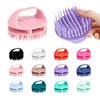 Silicone Shampoo Brush - Scalp Massager & Hair Washer Oil Cleaning Scalp Scrubber with Soft Bristles for Hair Growth