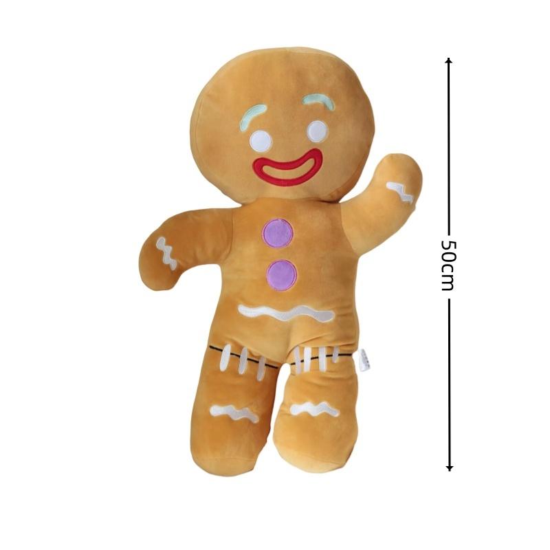 

Gingerbread Man Plush Toys Cookies Man Stuffed Doll Soft Sofa Cushion Dessert Pillow Christmas decor Xmas Gift For Kids