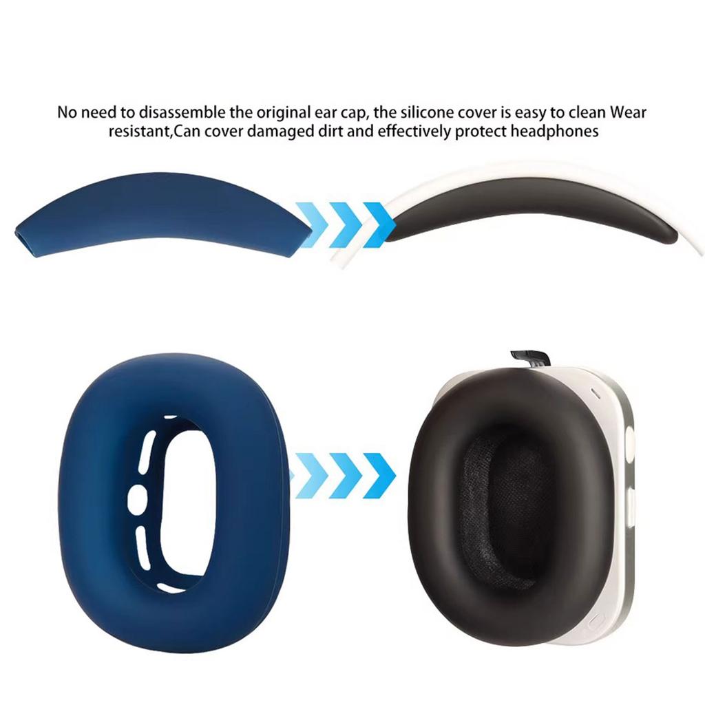 High Density Silicone Ear Cushions For Selected Headphones Securely Fit And Sweatproof Construction