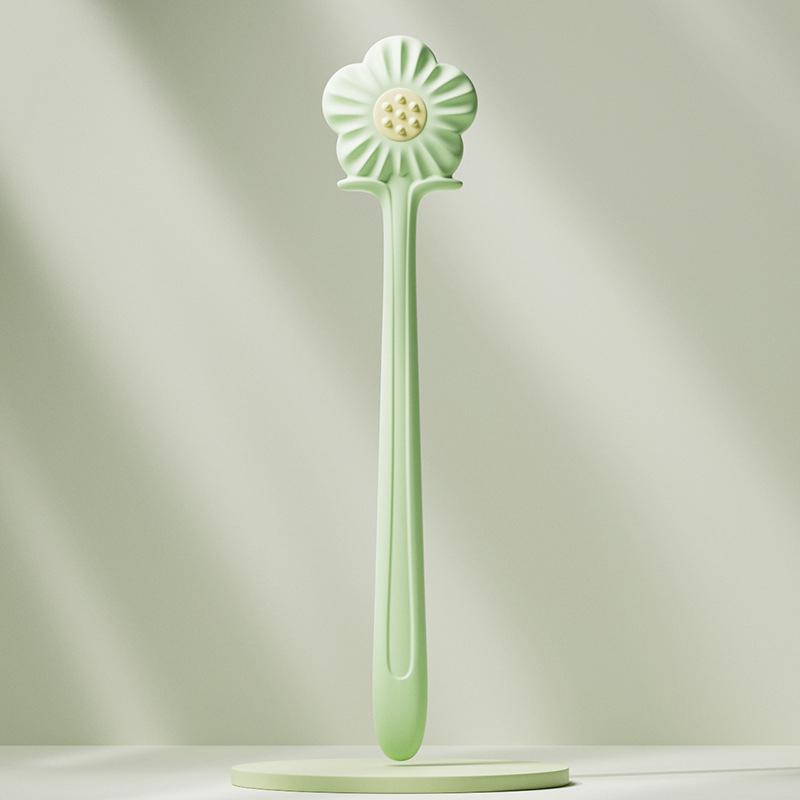 Ручной перкуссионный массажер-молоток для спины в форме цветка, меридианный ударный массажер для расслабления талии, силиконовый массажер для облегчения боли во всем теле