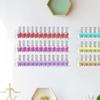 Acrylic Bathroom Shelves 15x1.3Inch Thick Acrylic Shelves Wall Mounted Versatile Floating Shelves Storage and Display