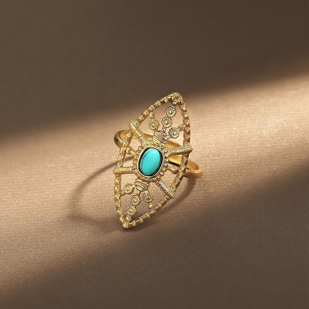 Modny damski pierścionek jednoczęściowy Pierścionek damski Pierścionek metalowy Błyszczący pierścionek Pierścionek metalowy Prezent świąteczny