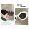 Chic Eyewear Retro Oversized Sunglasses Oval Sun Glasses Sun Glasses Thick Frame