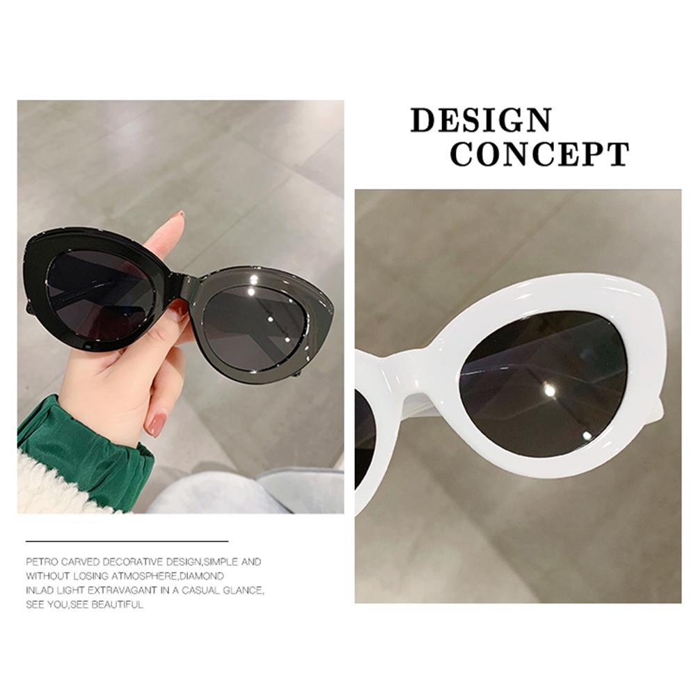 Chic Eyewear Retro Oversized Sunglasses Oval Sun Glasses Sun Glasses Thick Frame