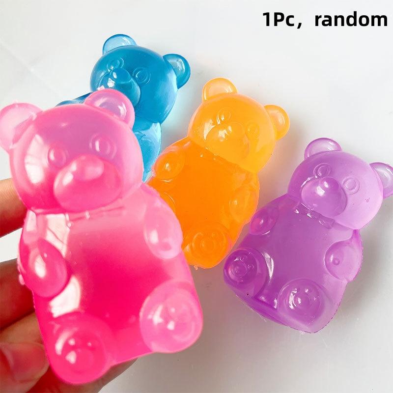 Cute Little Bear Maltose Squishy Toy Funny Super Soft Anti-Stress Sensory Toy Slow Rebound Squeeze Stress Relief Toy