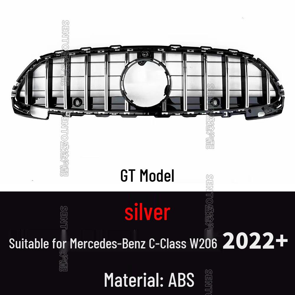 GT Vertical Bar Front Bumper Air Intake Grille for 2022+ Mercedes-Benz C-Class W206