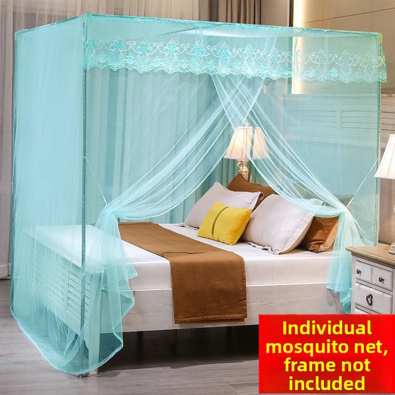 Mosquito Net Single Door Without Bracket Encrypted Home Princess Style Student Dormitory Net Yarn Single Person