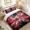 Bedding Set 1 Duvet Cover 2 Pillowcases AC Milan Print Bedroom Home Decoration