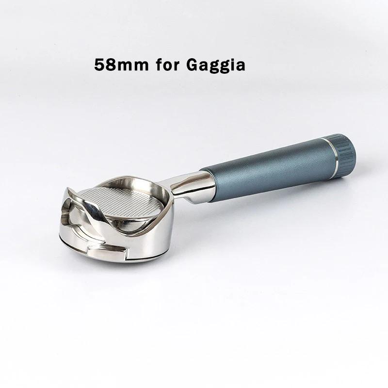 58MM Bottomless Hollow Portafilter for Gaggia/Baby/Classic Coffee Machine Modified Handle Stainless Steel Coffee Handle Filter