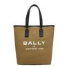 Letter Logo Cotton And Leather Tote Bag Women Tote Bags Brown 6306639