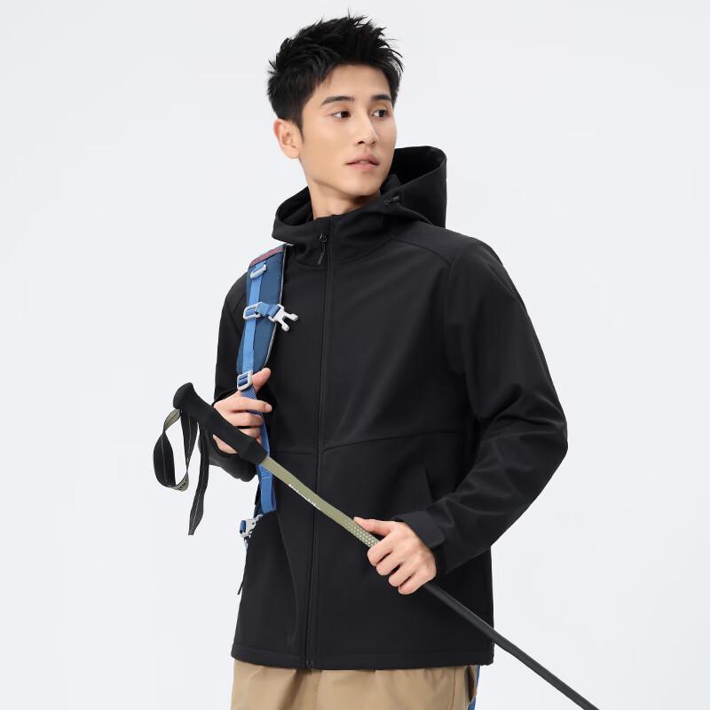 Unisex Winddichte Outdoor-Jacke mit Fleece-Futter
