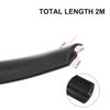 2m Seal Strip Trim For Car Front-Windshield Sunroof-Weatherstrip Rubber Black
