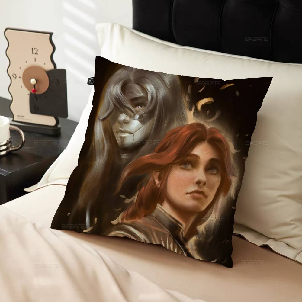 C-Clair-Obscur Expedition-33 Game Office Cushion Pillowcase Car Cushion Cover45X45CM Lumbar Pillowcase Sofa Pillowcover