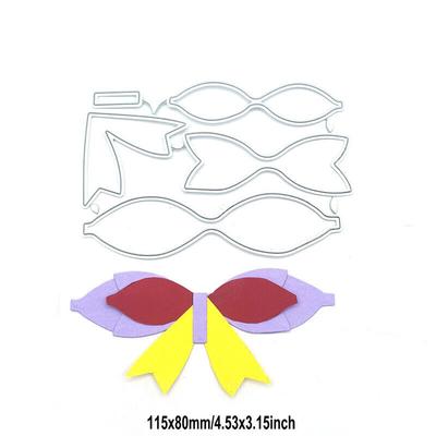 Schleife-Stanzformen, Metallschablone, DIY, Scrapbooking, Album, Papier, Karte, Prägung, Basteln, Dekor, Kunst, gestanzter Bogenrahmen