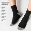 6/12 Paar Herren Baumwolle Laufsocken Crew Socken Mittelhoch Hochwertig Lässig Atmungsaktiv Sportsocken Für Männer und Frauen Weiche Socke