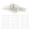 200Pcs Flower Bouquet Pins Brooch Sewing Crystal Head Pearl Needle for Wedding Jewelry Decoration