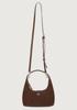 Ebre Petit Suede Bag Brown