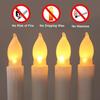 Bougies LED - AIMOONSA - AIMOONSA - Lot de 12 - Corps blanc - 6,5 pouces (16,5 cm)