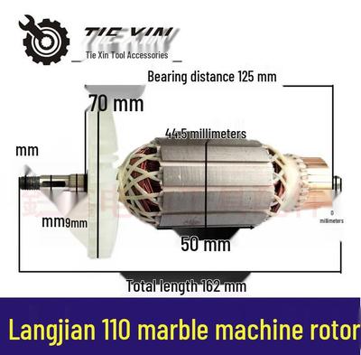 Langjian 110 Marmerzaagmotor Rotor - Artikelnr. 02101