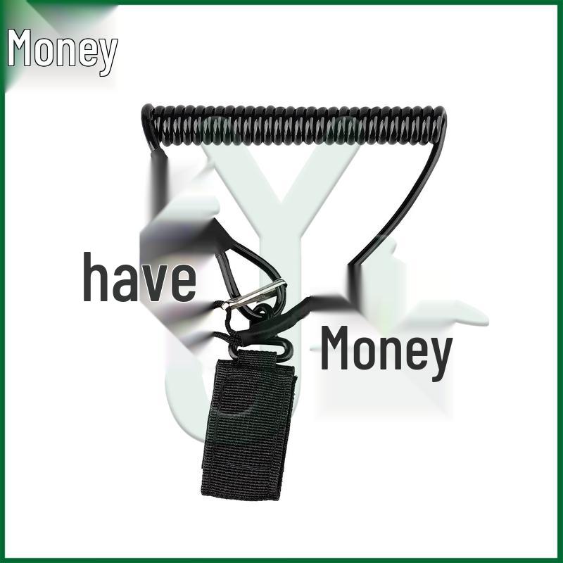 Outdoor Tactical Anti-Loss Coiled Lanyard
