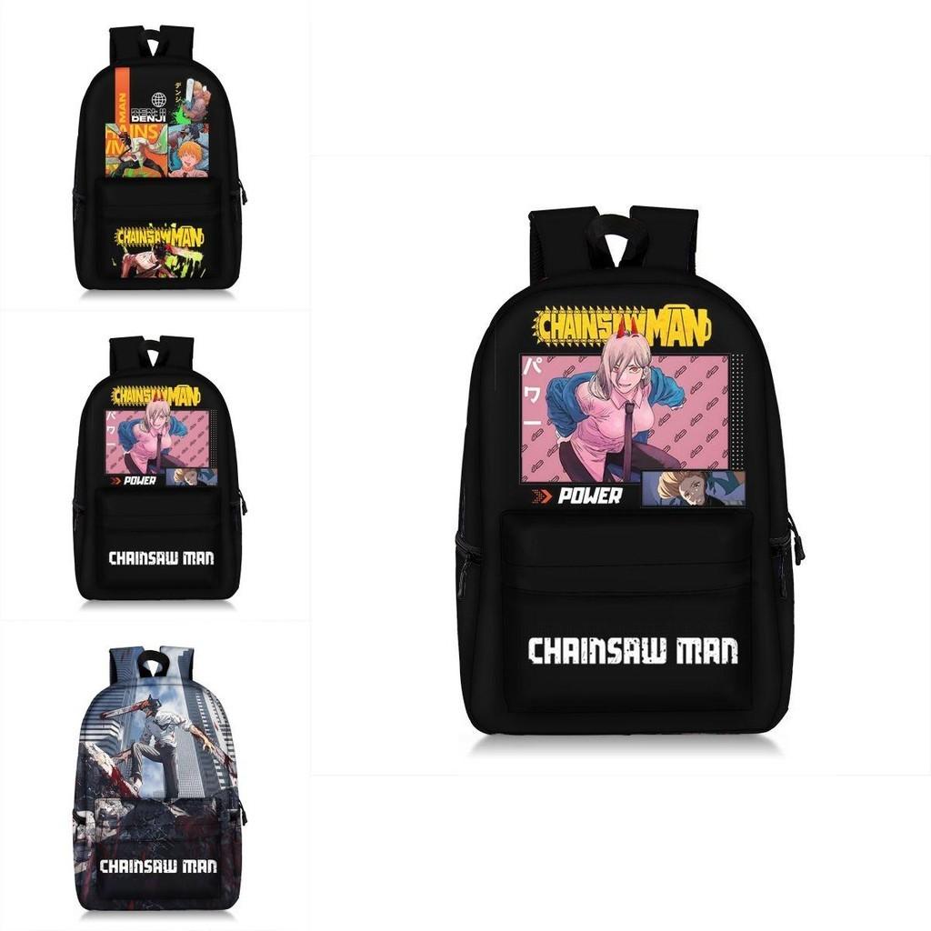 Stunning Child/adult Chainsaw Man Backpack Schoolbag Anime Bag