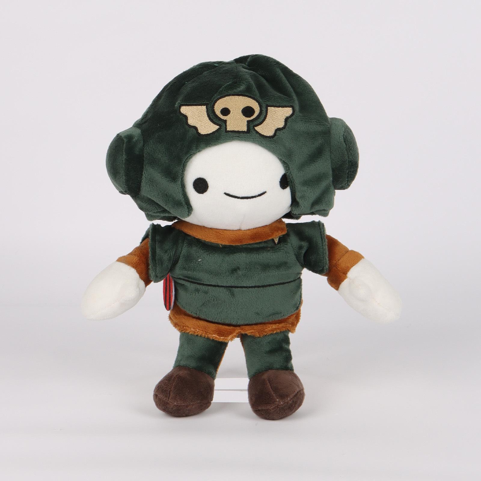 

New Cute PlushDuk Plushie By 40K KrakDuk Cartoon Character Soft Stuffed Doll Desktop Decoration Game Collectible Children s Holiday Birthday Gift 25cm зелёный