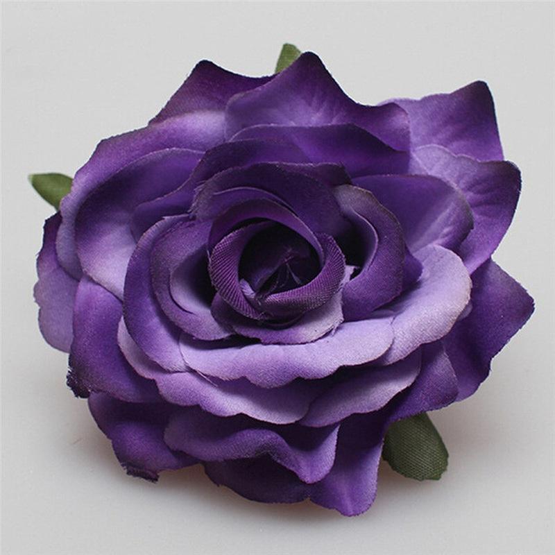 2Pcs Plant Rose  Hairpin Brides Hair Pins Clips Combs Bridesmaid Cloth Flower Jewelry Accessories