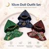 Exquisite Cotton Doll Clothes Gothic Style Doll Cloak 10cm Doll Clothes  Various Body Types