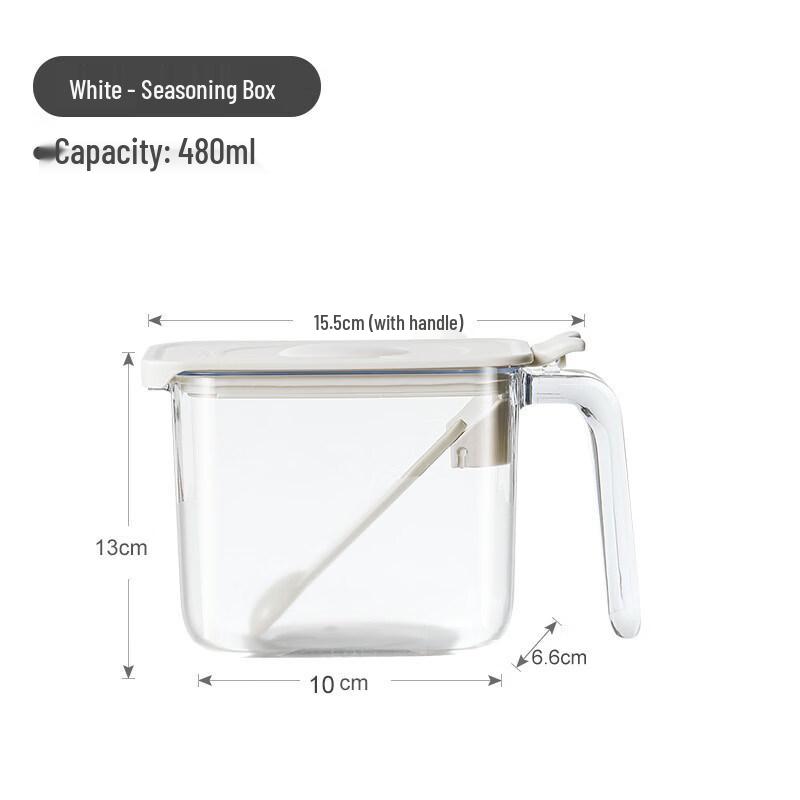 Anditai Kitchen Seasoning Storage Jars with Spoon