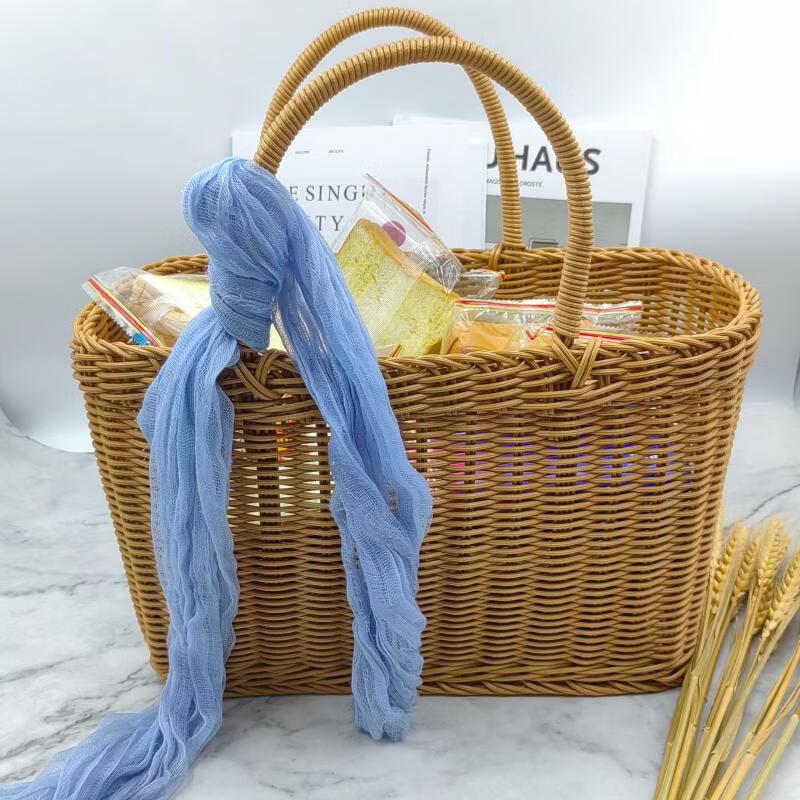 Ruhan Woven Picnic & Shopping Basket
