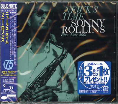 CD SONNY ROLLINS - Newx's Time  TYCJ81021 Blue Note 2013 Japan ObiJazz Used