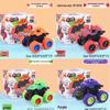 Children's Educational Inertial Excavator Toy Car Model
