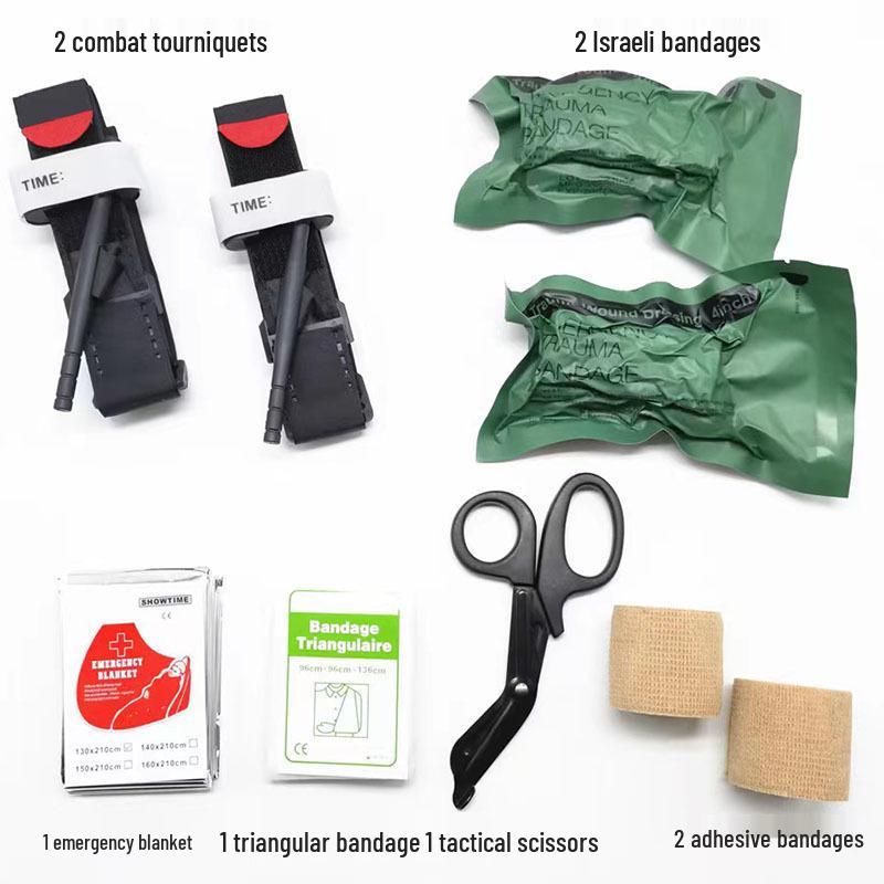Outdoor Tactical Medical Kit with Tourniquet & Scissors