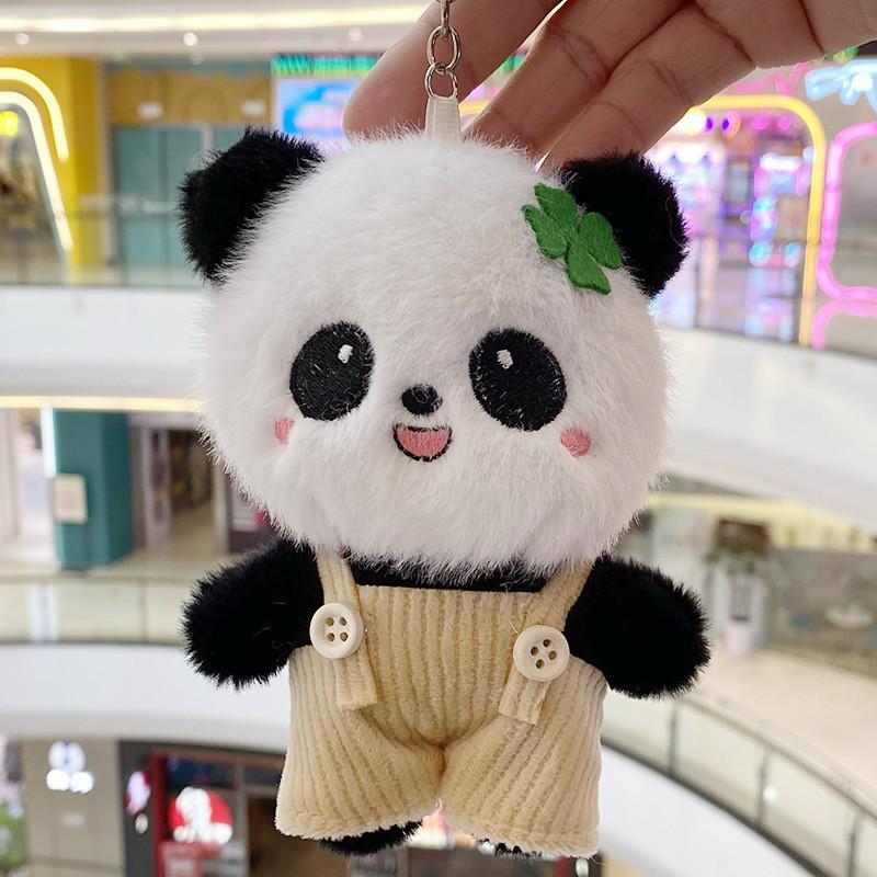 

Милая плюшевая игрушка-брелок в виде панды – Очаровательный дизайн национального сокровища 11~13 cm