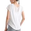 Damen Schnelltrocknendes Atmungsaktives Yoga- und Lauf-T-Shirt - Locker Figurschmeichelndes Kurzarm-Oberteil