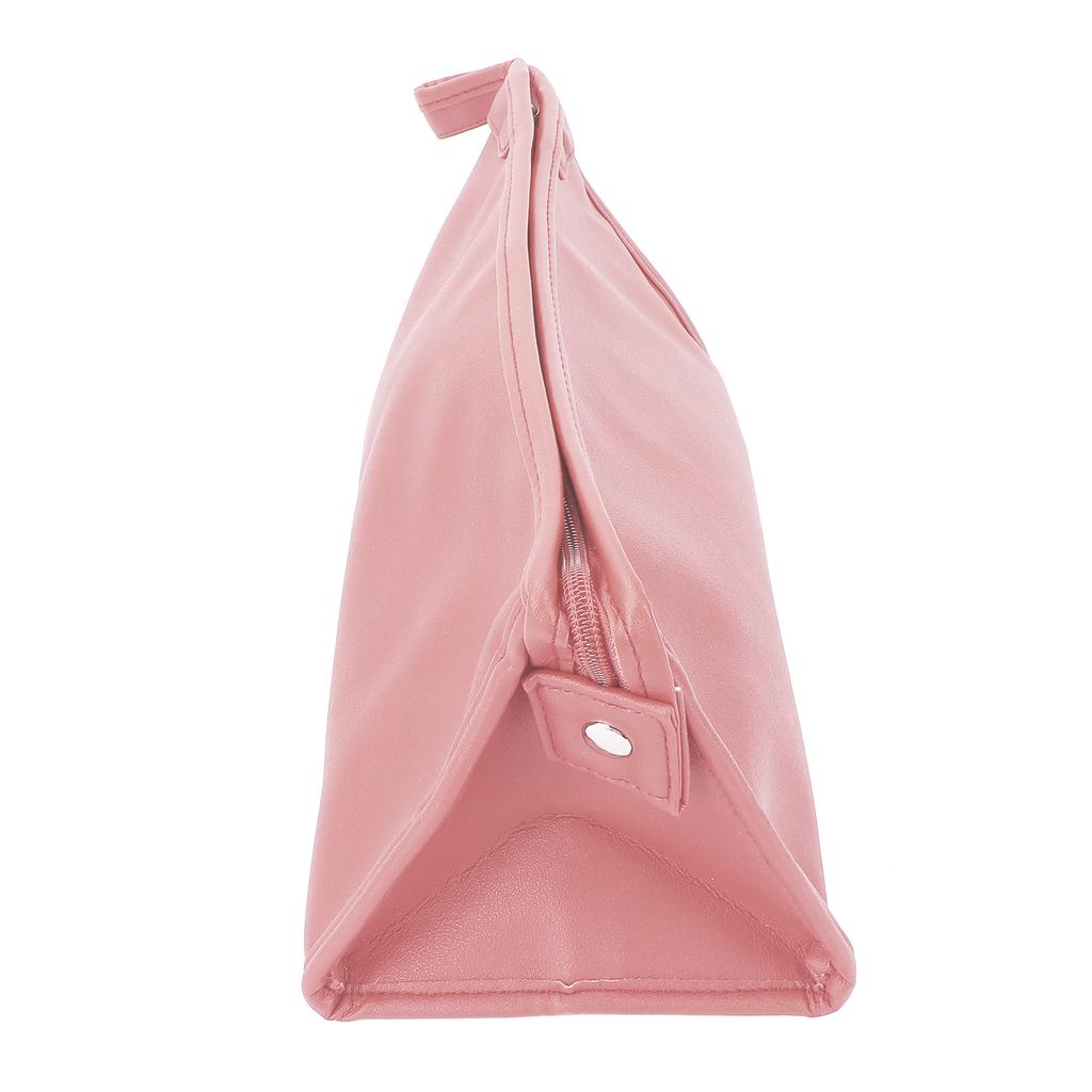 Hair Dryer Storage Bag PU Leather Waterproof Dustproof Carry Bag with Hanging HookPink