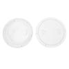 2PCS 6 Inch Boat Round Inspection Deck Plate with Detachable Cover for Marine Yacht White