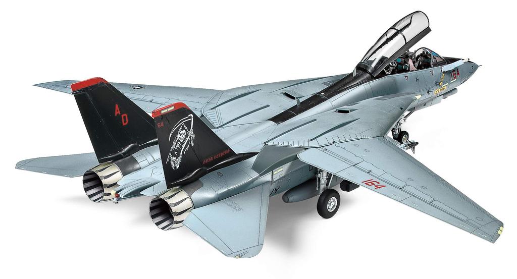 Tamiya 1/48 Masterpiece Aircraft Series No. 118 U.S. Navy Grumman F-14D Tomcat Plastic Model Kit 61118