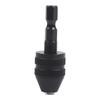 1/4" Keyless Drill Chuck Conversion 0.3-3.6mm Quick Change Hexagonal Handle Three Jaw Twist Drill Chuck For Electric Drill