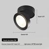 Folding Surface-Mounted Adjustable LED Spotlight for Hallway and Background Wall