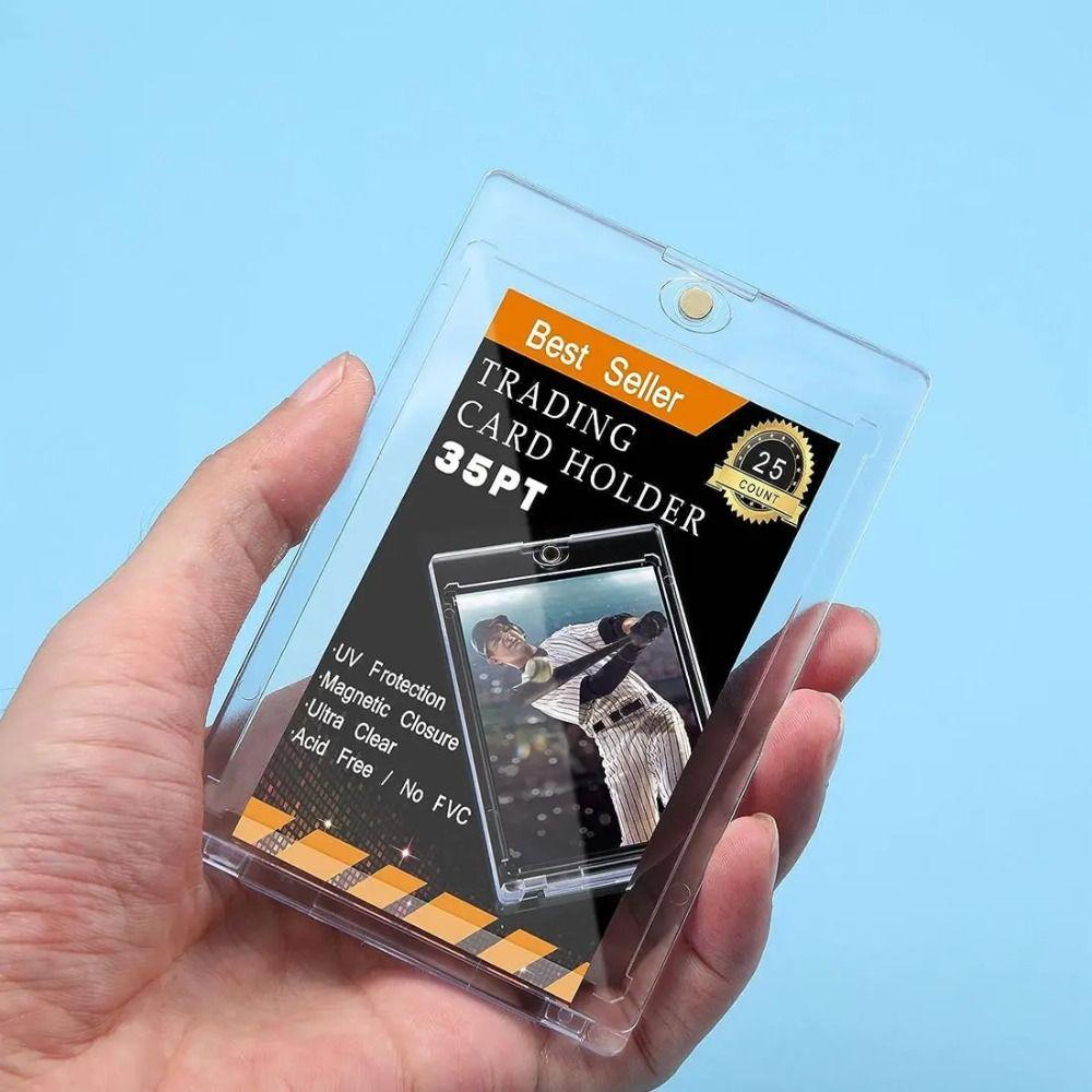 Hartplastik Sports Star Kartenetui Acrylkartenschutz Magnetkartenhalter Yugioh