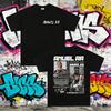 2025 Sommer Rapper ANUEL AA Real Hastala Muerte Tour Neues Album Herren Retro Hip Hop Mode 100% Reine Baumwolle Atmungsaktives T-Shirt