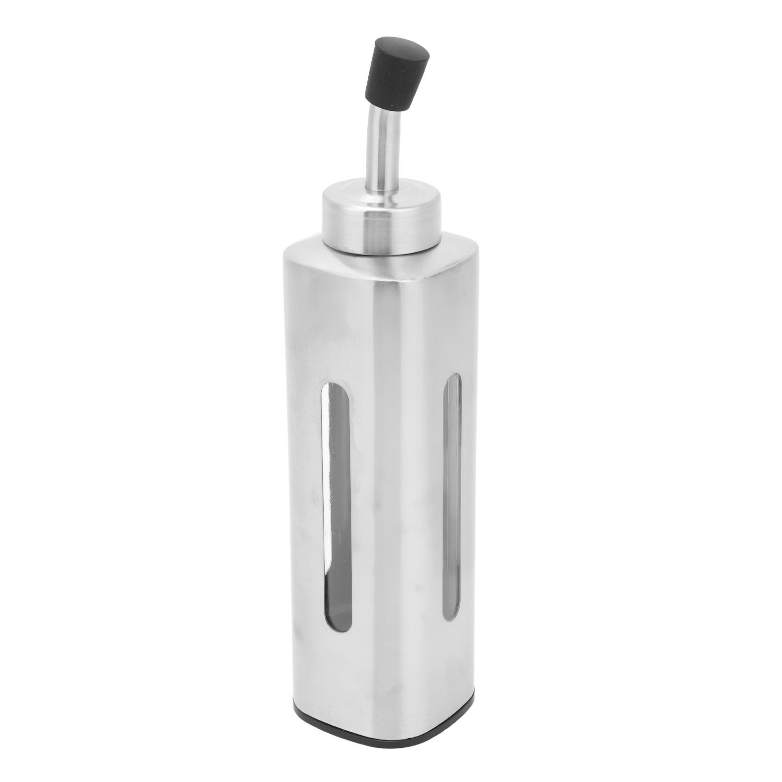 

Бутылка-дозатор для оливкового масла 304 нержавеющая сталь графин для уксуса с носиком прозрачное окно для дома