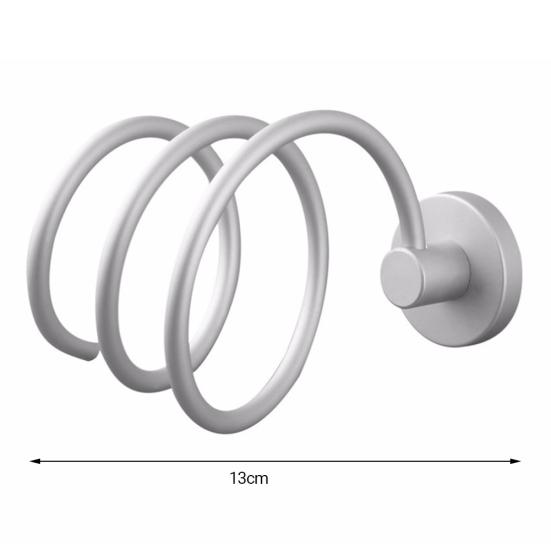 Odolný hliníkový držák na fén, stojan, nástěnná police, koupelnové police